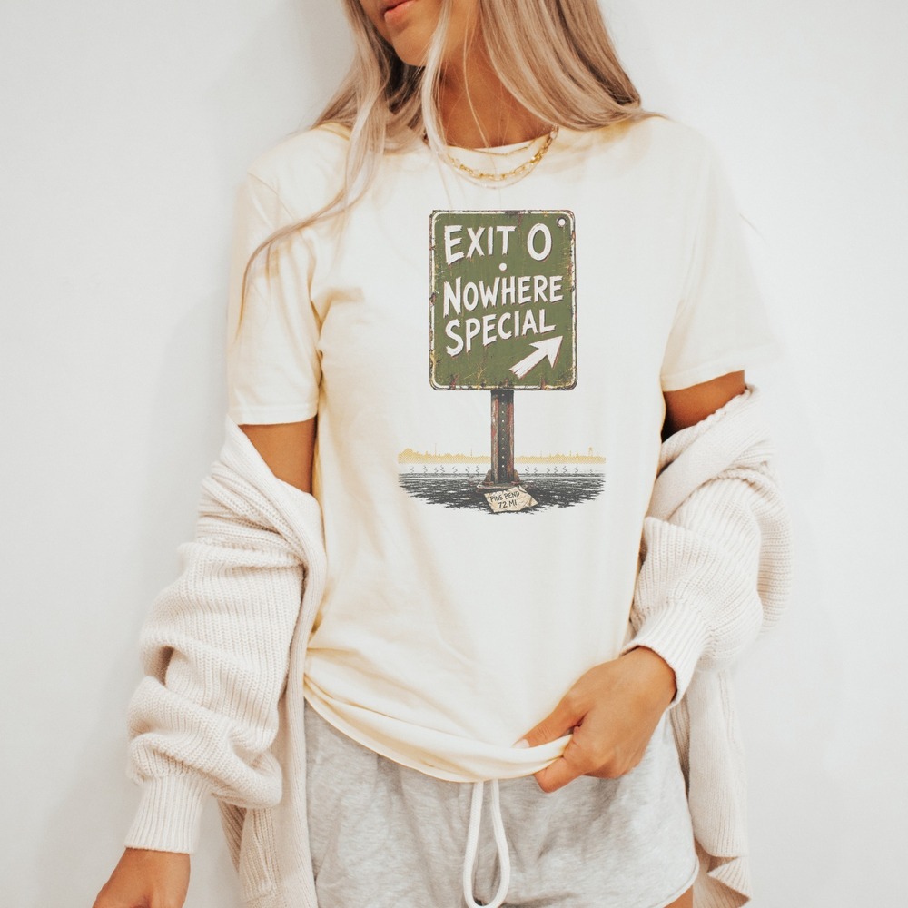 Exit 0 Nowhere Special Rusted Metal Halftone Tee